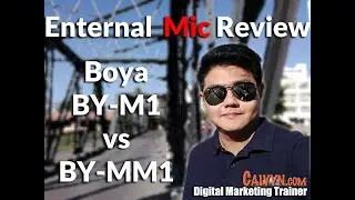 Comparison Internal Mic vs Boya BY-M1 vs Boya BY-MM1
