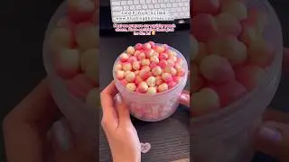PROTOTYPE A NEW slime with me 👩🏻&zwj;🍳 Sweet Peach Dango 🍑🍡