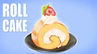 roll cake art with tips