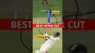Best Upper Cut | Sachin Tendulkar or Virendra Sehwag | Cricket Fact #cricket