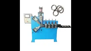 Full automatic metal iron circle steel o ring making machines