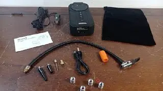 BUVAYE Compressore Aria Portatile, Compressore molto compatto e facilissimo da utilizzare