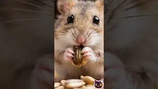 .Guess How Many Seeds This Hamster Ate!.. #animalshorts #cutepaws #animauxmignons #cute