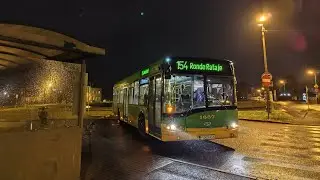 MPK Poznań | Linia 154 | Solaris Urbino 12 III #1657 | Kierunek Spławie