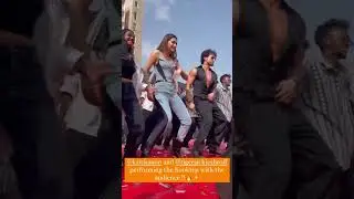 Ganapath movie promotion by kriti sanon and tiger shroff #galgotiauniversity #ganapath #newmovie2023