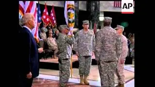 The United States has changed commanders in Iraq as the final phase of the American military involve