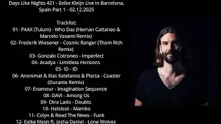 Days Like Nights 421 - Eelke Kleijn Live in Barcelona, Spain Part 1 - 02.12.2025