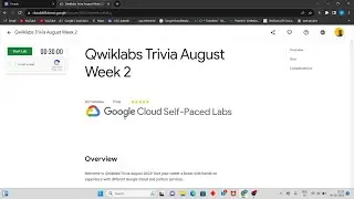 Qwiklabs Trivia week 2 August || Qwiklabs Solution