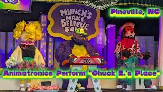 Chuck E. Cheese - Pineville, NC 3-Stage Animatronics Perform 
