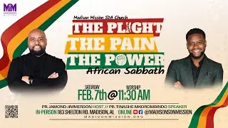 Live Online Experience February 7, 2026 - African Sabbath