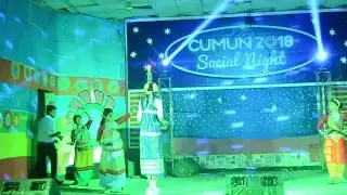 CUMUN 2018 Socials; Tribal Dance (Hozagiri)
