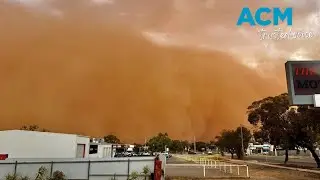 ‘Largest dust storm in years’ rolls over outback NSW