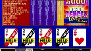 EmuCasino Online Video Poker - Deuces Wild