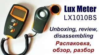 LX1010BS Lux Meter review & disassembling