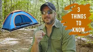 3 THINGS to Know BEFORE Going CAMPING