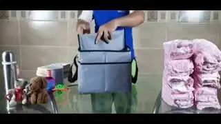 Foldable Baby Diaper Caddy Organizer Bag by Flyingcart.pk