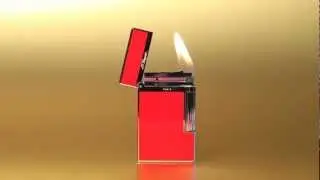 S.T. Dupont Ligne 2 Red Lacquer Lighter