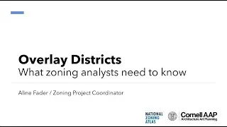 NZA Tutorial: Overlay Districts
