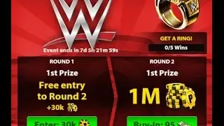 8 Ball Pool Gameplay New ▪WWE▪ Tournament!!✅💲