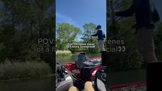 Behind scenes of a fishing COMMERCIAL!👀 #fishing #shorts