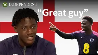 Kobbie Mainoo discusses Bukayo Saka's influence on younger members of England squad