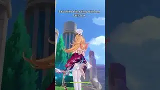 Genshin / Escoffier attacking with her tail/fork is so cute...
