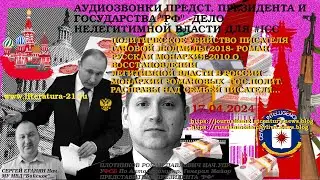 170424 #ICC #ФСБ Семья Писателя Убийство в Заложниках 22г. Сообщение Предст.През. РФ Плотникову Р.П.