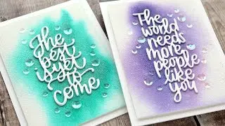 Nuvo Shimmer Powders & Stacked Diecuts with Kristina Werner