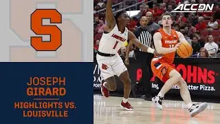 Syracuse's Joe Girard III Drops in 28 Vs. The Cardinals
