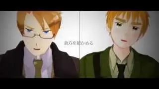 【APヘタリアMMD】Donut Hole「ＵＳＵＫ」