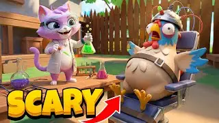 Я проводил опасные эксперименты над петухом! в игре I AM CAT VR!