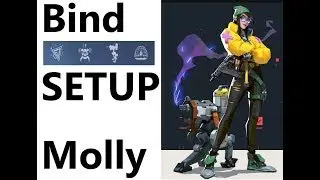 Killjoy Nanoswarm(Molly) Lineup & Skill Setup on Bind キルジョイのバインドでの空爆とスキルセットアップ