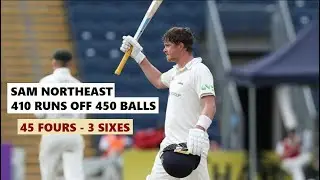 Sam Northeast 410 Runs Highlights for Glamorgan vs Leicestershire in County Championship 2022