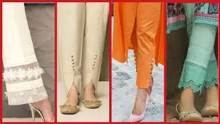 Latest & creative Trousers Designs - top 10 trouser pant ideas for Kurti collection 2020