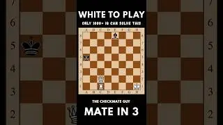 Most People Miss This 3 Move Checkmate!