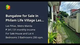 Bungalow for Sale in Philam Life Village Las Pinas City
