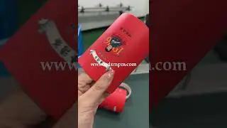Cardboard tube packaging equipment！paper tube labeling machine. #papertube #roundbox #papercan