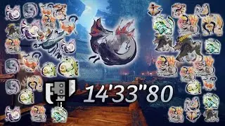 [MHRise] 7★ Apex Mizutsune Rampage - Switch Axe (No Buddies / Traps) - 14'33