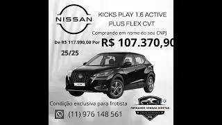 KICKS PLAY 1.6 ACTIVE PLUS FLEX CVT MY25