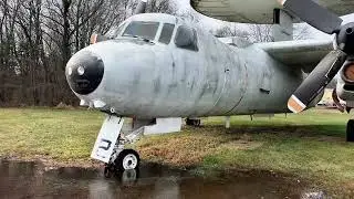 Up close view of E-2 Hawkeye 
