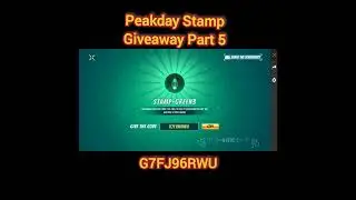 Peak day yellow Stamp code giveaway part 5 🤫🤫 first viewer get 9 stamps code with yellow stamp code