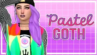Sims 4 Create-a-Sim || Pastel Goth Inspired