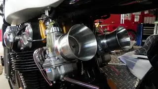 Honda CB 450 K Caferacer Soundcheck Mikuni Vergaser | PS-Treff
