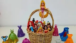 Disney Princess Doll Makeover ~ DIY Miniature Ideas for Barbie - Wig, Dress, Faceup, and More! DIY