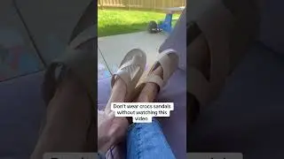 I love these Crocs getaway sandals but they definitely had to be broken in