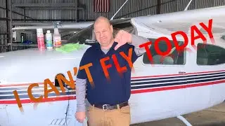 I can't fly today...
