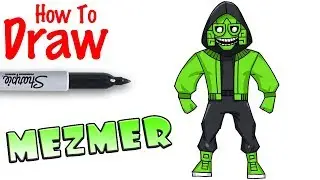 How to Draw Mezmer | Fortnite