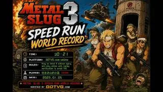 Metal slug 3 speedrun world record wr very hard level 8 no death 30:21