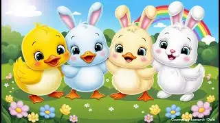 Five Little Ducks and Bunnies | Kids Songs & Nursery Rhymes