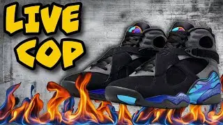 Jordan 8 Aqua Live Cop